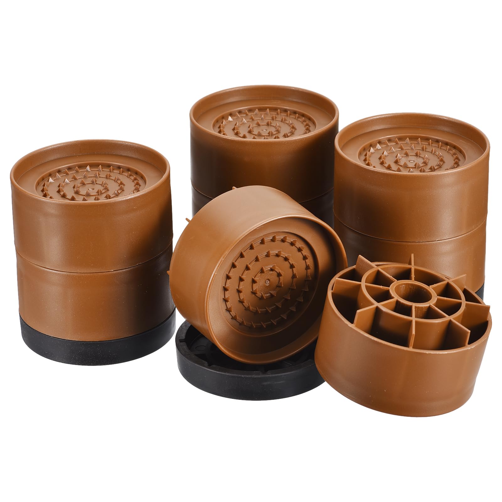 sourcing map Round Furniture Risers 4 Set, Height 3.54