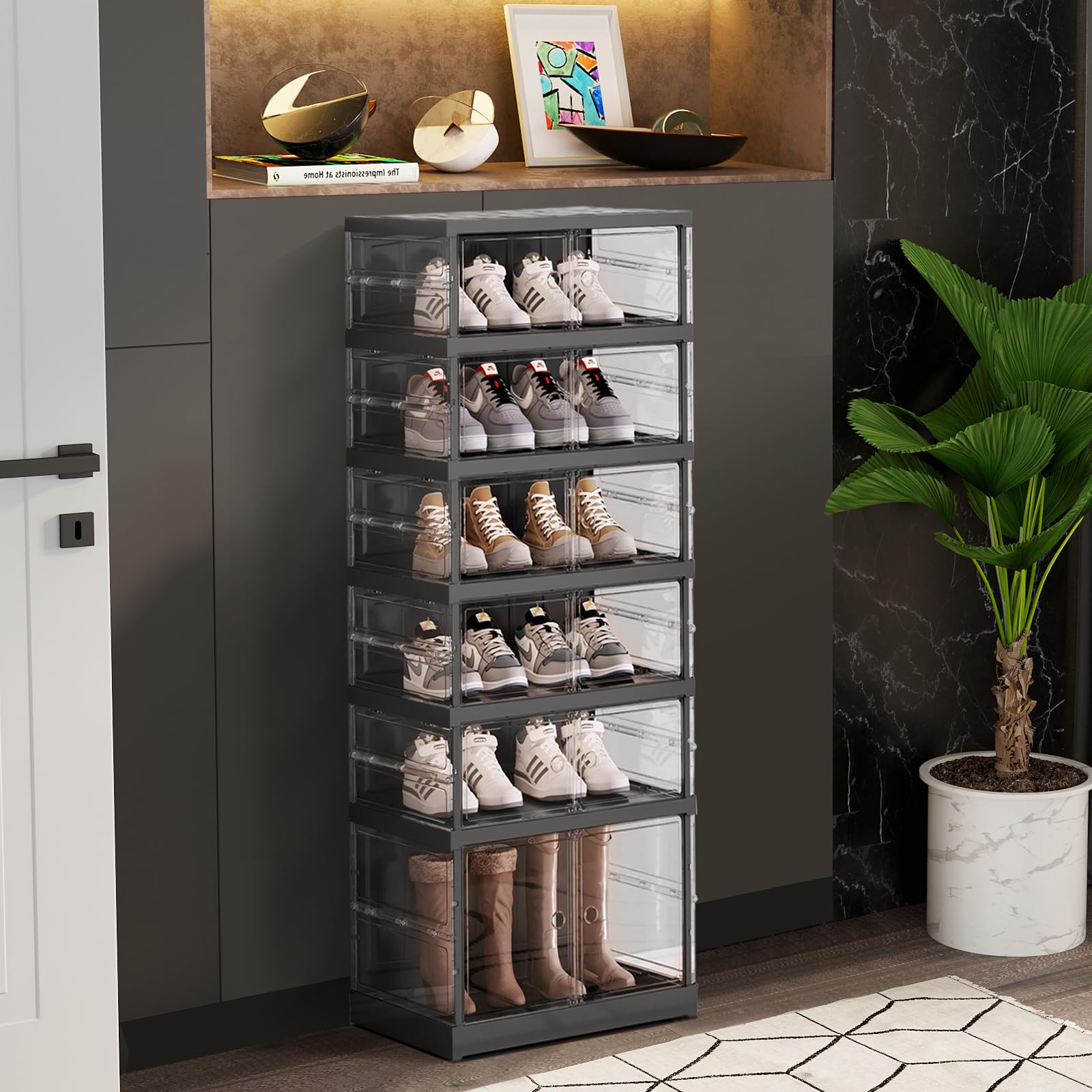 Source photograph for Pallet – Storage & Textile Crafts – Foldable Shoe Rack, Shoe Organiser, Blanket Knitting Loom