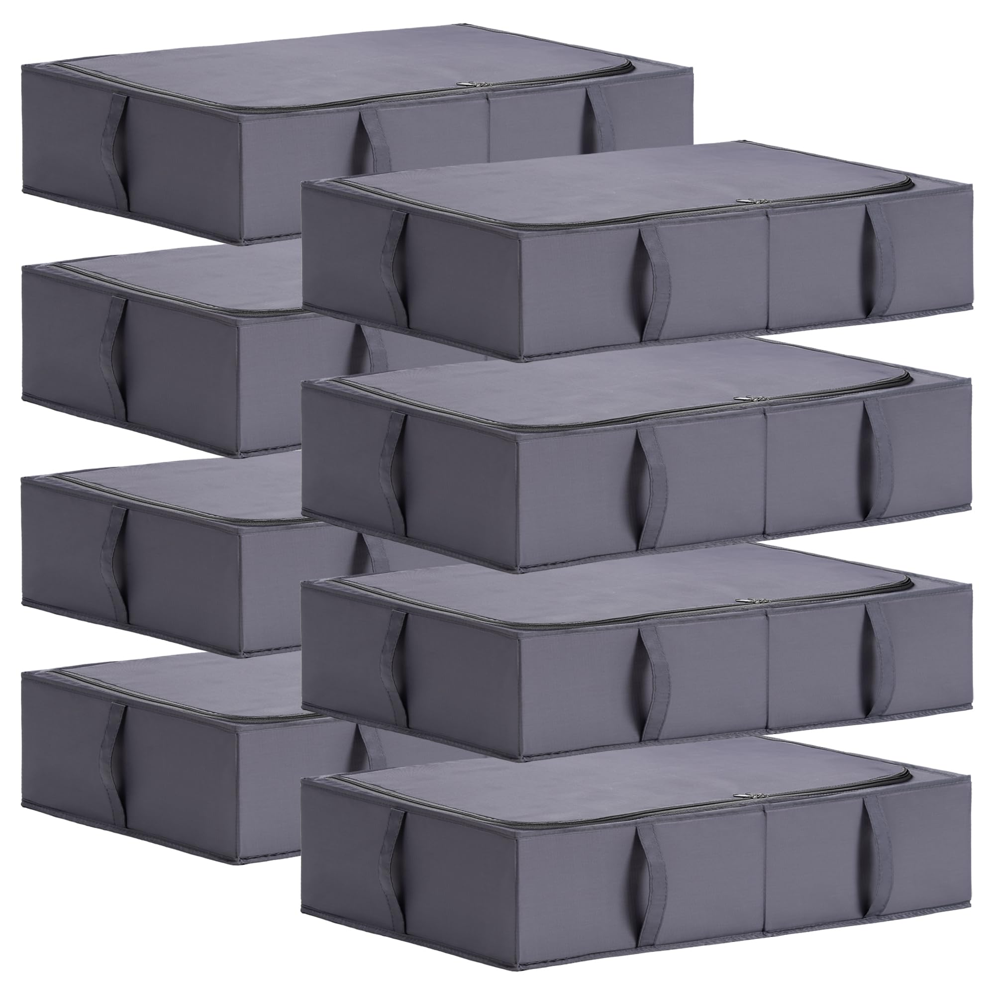 Source photograph for Pallet – Underbed Storage Boxes – Collapsible Fabric Boxes with Lids, Clothes, Blankets, Sheets, Shoes