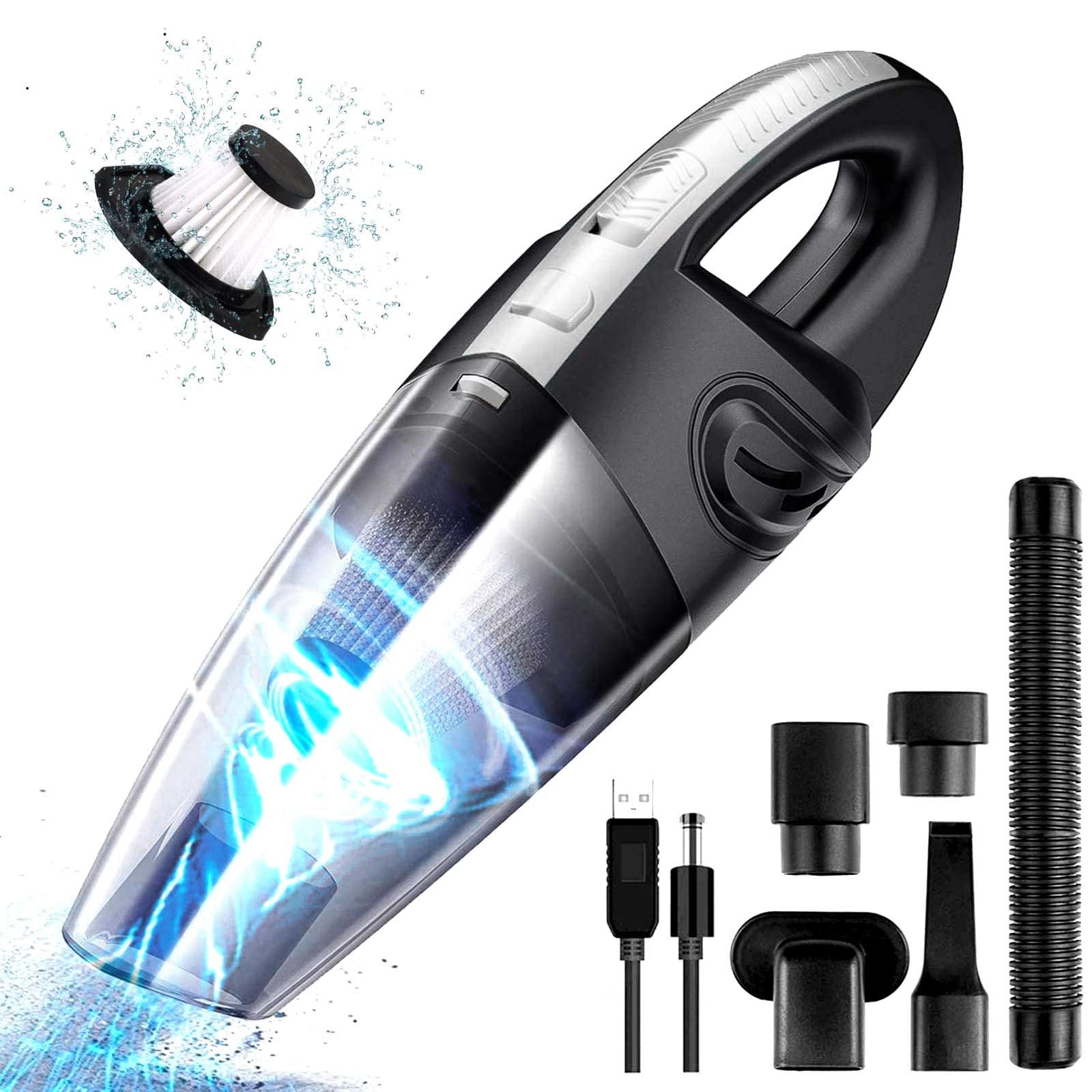 URAQT Handheld Lightweight Wet Dry Vacuum Cleaner...