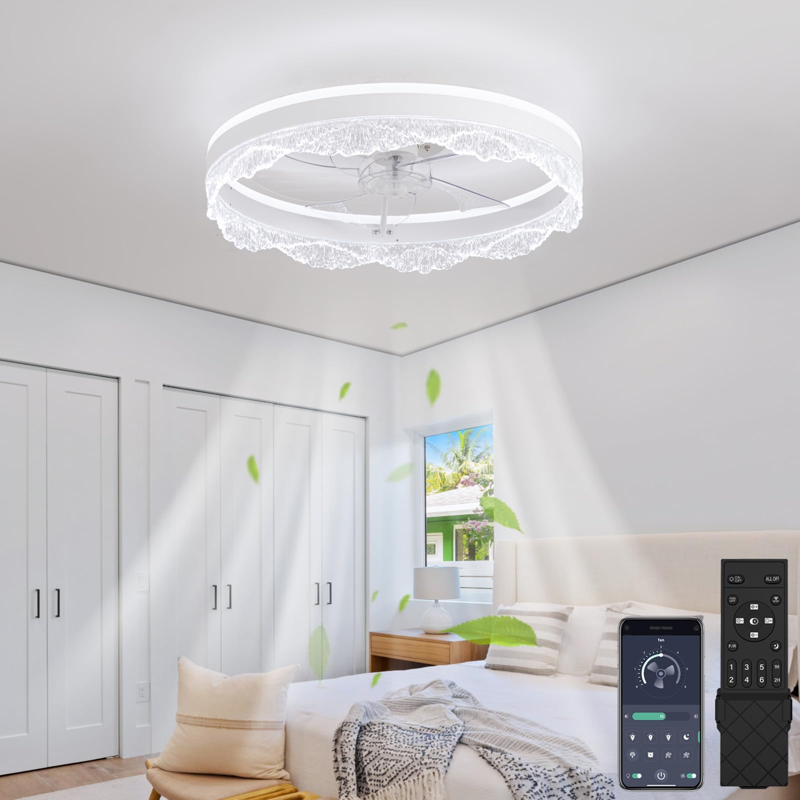 Source photograph for Pallet – Ceiling Fans With Lights – White Fans, Black Fans, Remote Controls