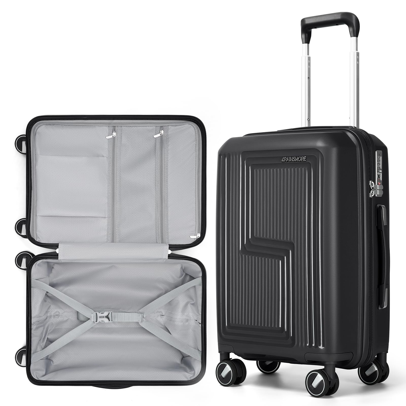 Source photograph for Pallet – Cabin Suitcase – Carry On Luggage, Hard Polypropylene Shell, Spinner Wheels, TSA Lock