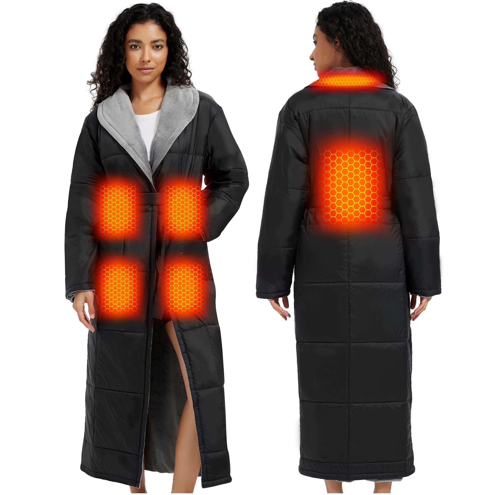 20000mAh Heated Robe for Men and Women, Battery...