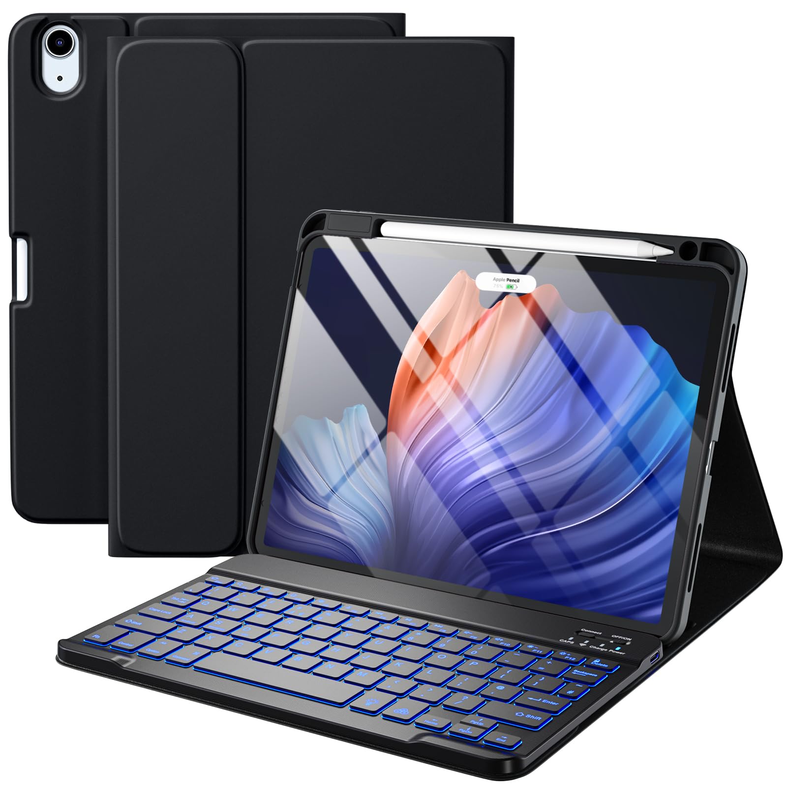 Vobafe Case with Keyboard for iPad Air 11 inch 2025...