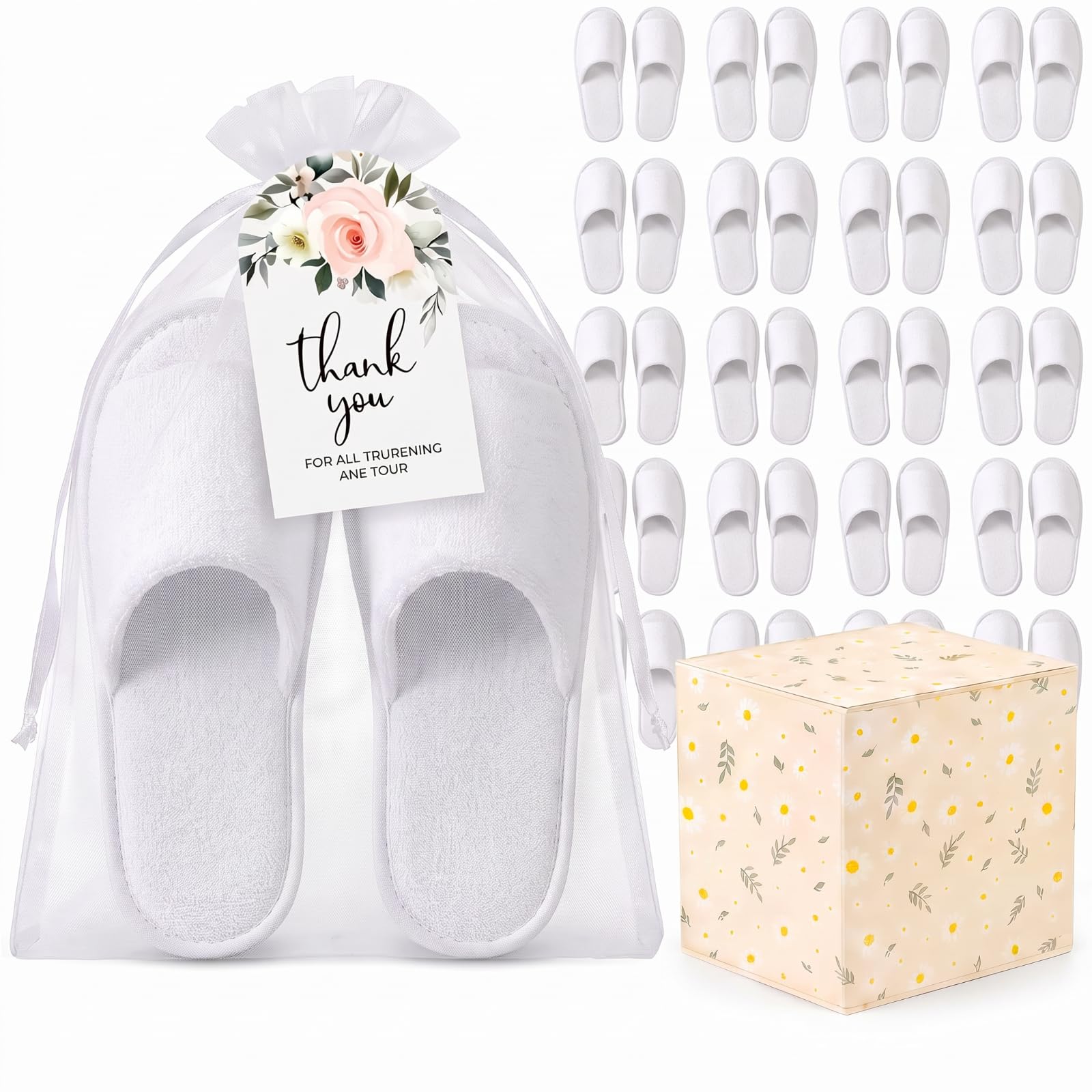 Source photograph for Pallet – Wedding Accessories – 20 Pairs Coral Velvet Slippers