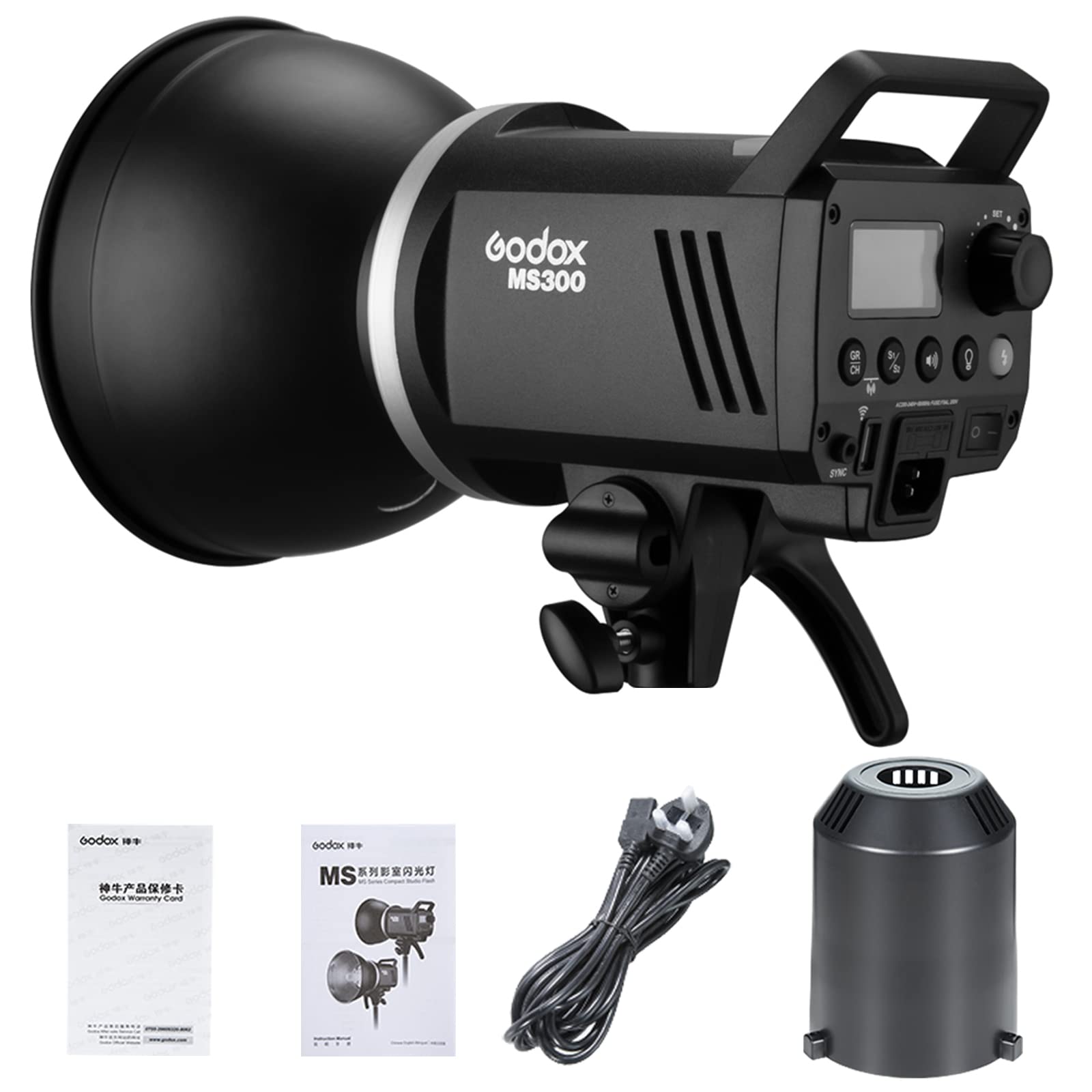 Photography Flash Lighting Kit Godox MS300V 300W Studio Flash