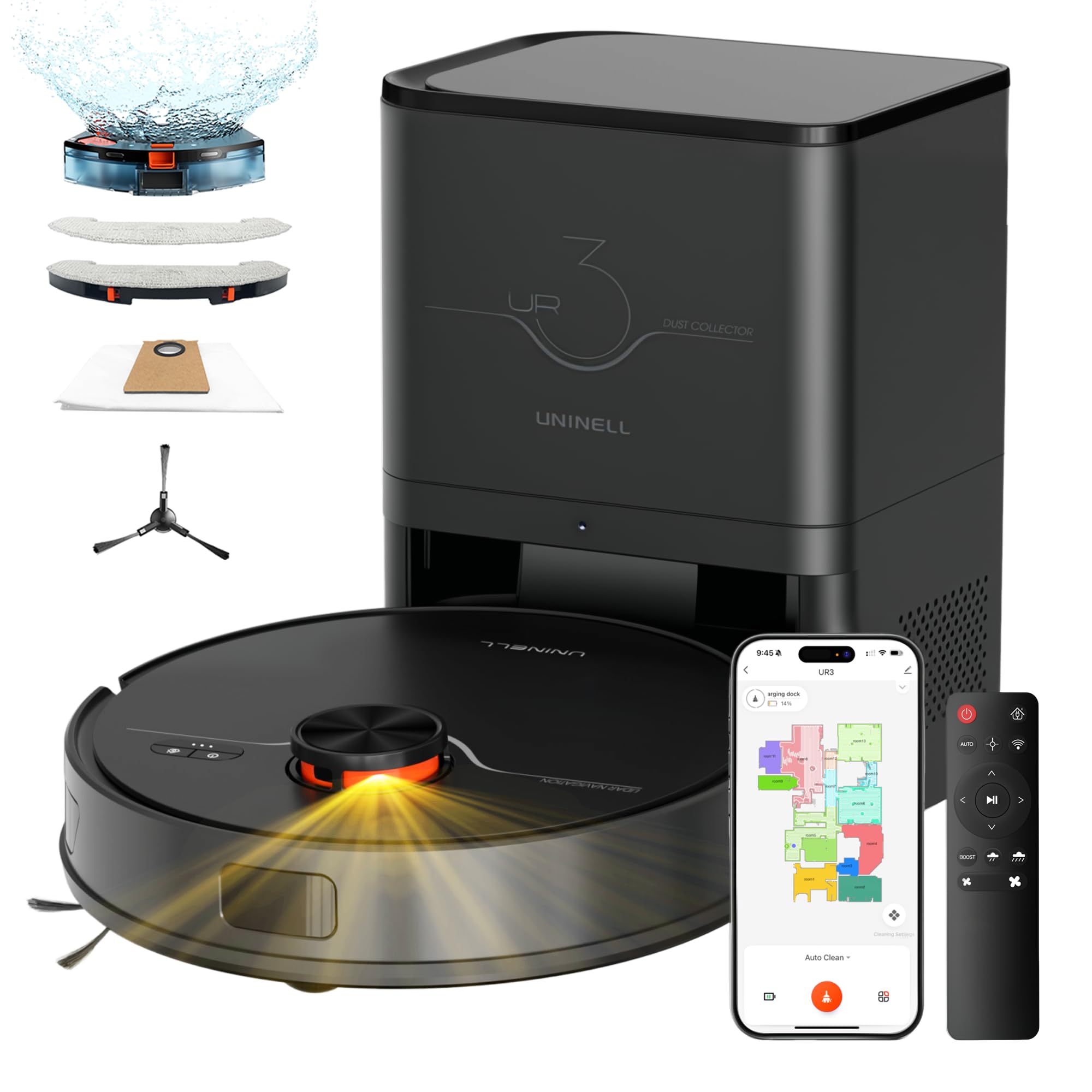 Source photograph for Pallet – Robot Vacuum Cleaners – Mopping Robots, Self-Empty Stations, 7000 Pa