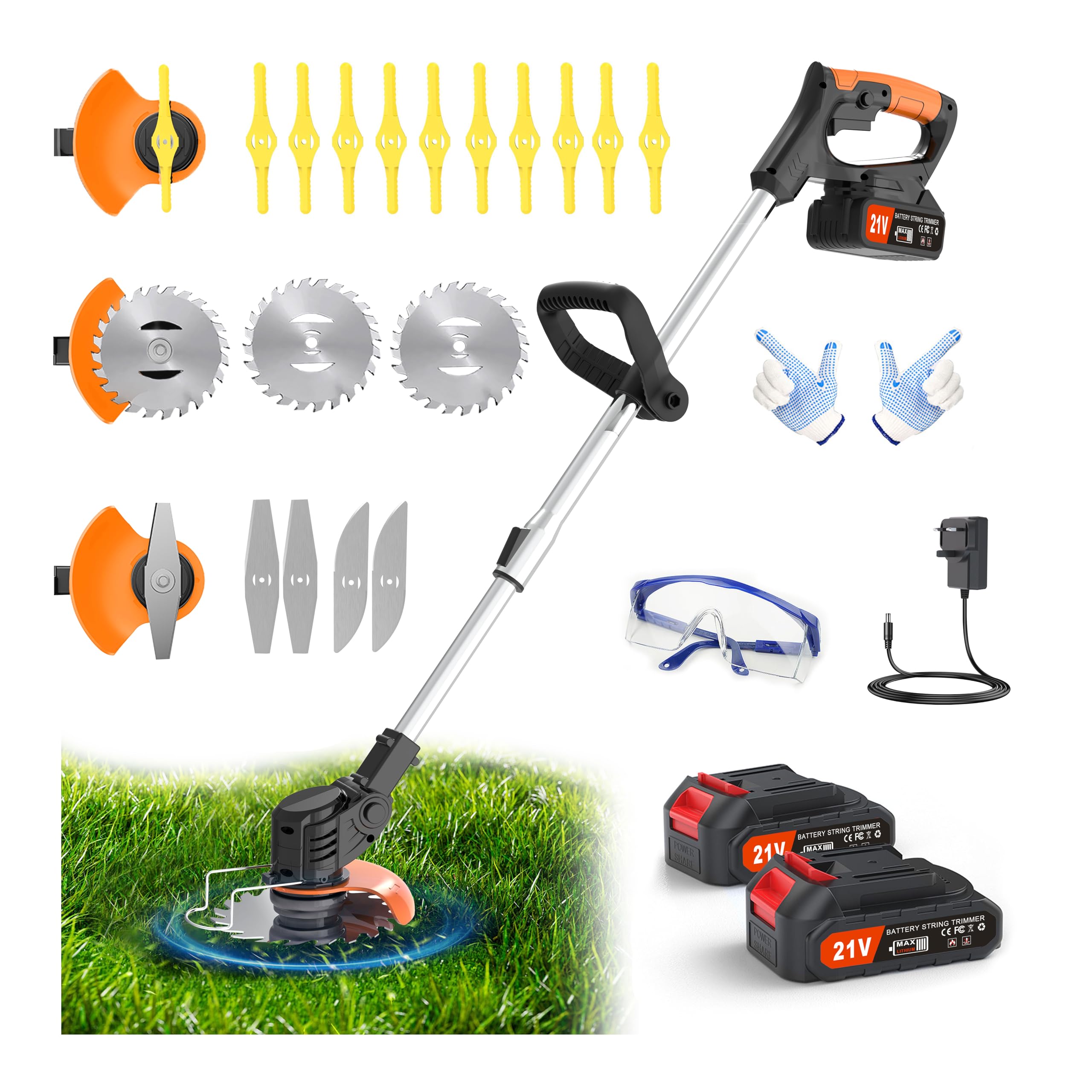 Source photograph for Pallet – Garden Tools – Cordless Grass Trimmers, Grass Blades, Lawn Care Tools