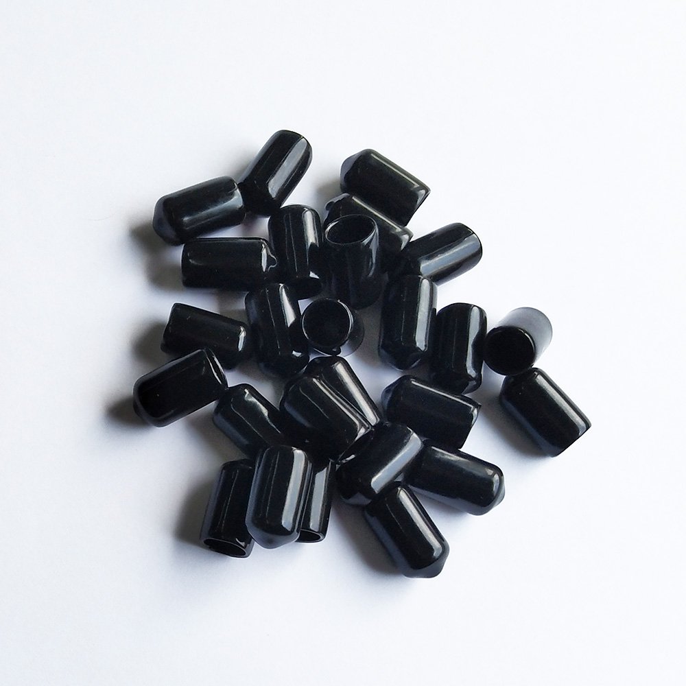 Mixed Box of DIY & Tools including 25 Pcs Black Screw Thread Protectors ...