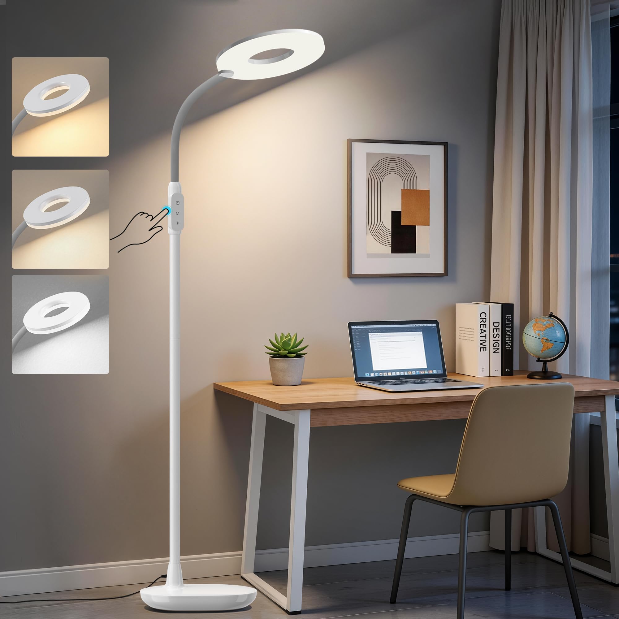 Source photograph for Pallet – Floor Lamps – LED Floor Lamp, Reading Lamp, Living Room Lighting