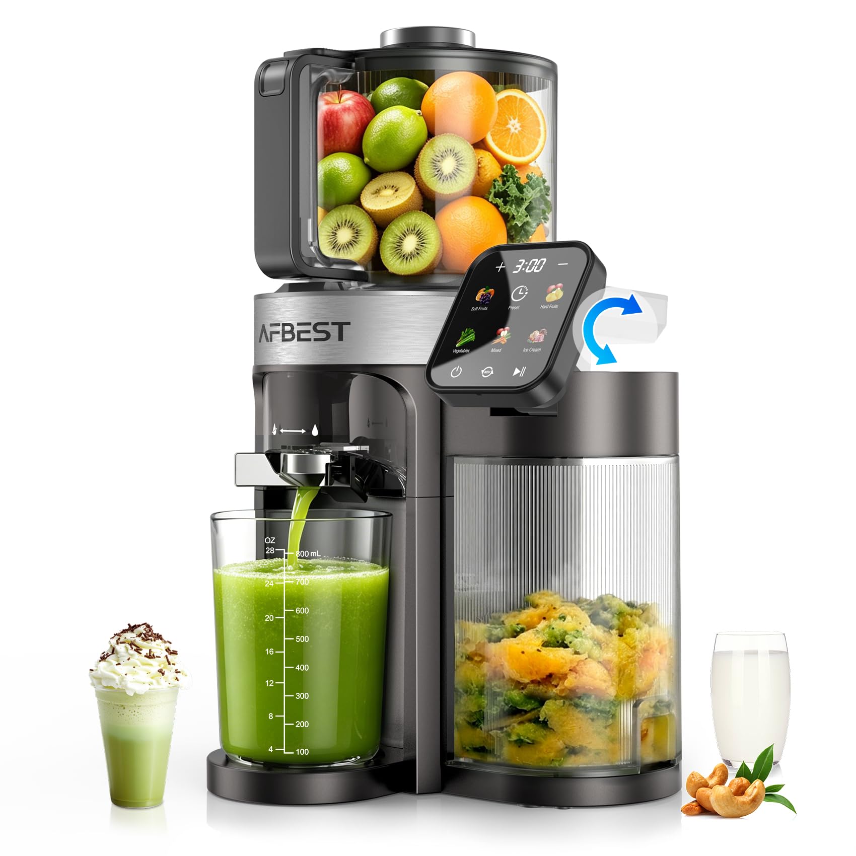 Source photograph for Pallet – Kitchen Appliances – Cold Press Juicer, Wide Chute, Self-Feeding Hopper, Sorbet, Nut Milk