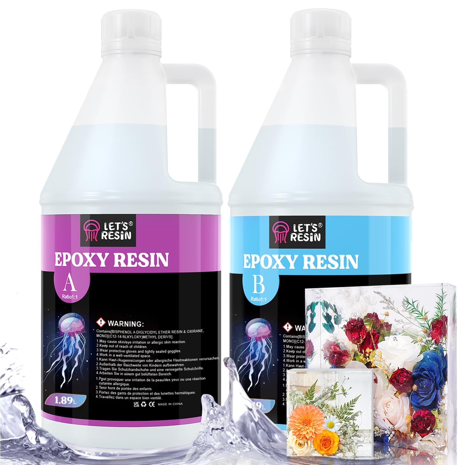 2 Gallon Superclear Epoxy Resin Kit - Food Grade, River Tables, Bar Tops In At NPR 17967 - Foto 5