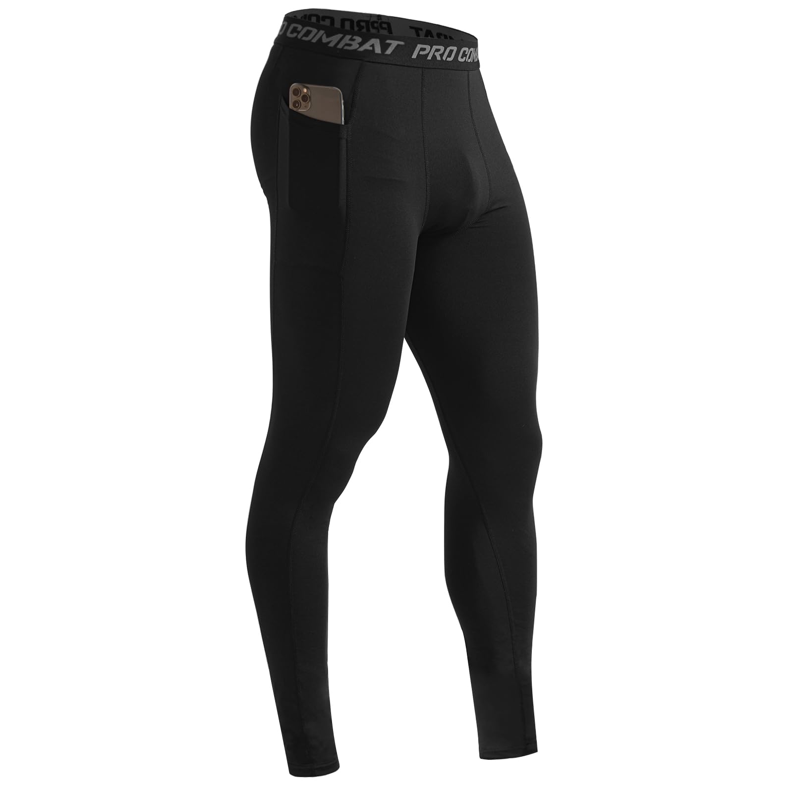 With Pockets Compression Tights Men's Running Men's Run