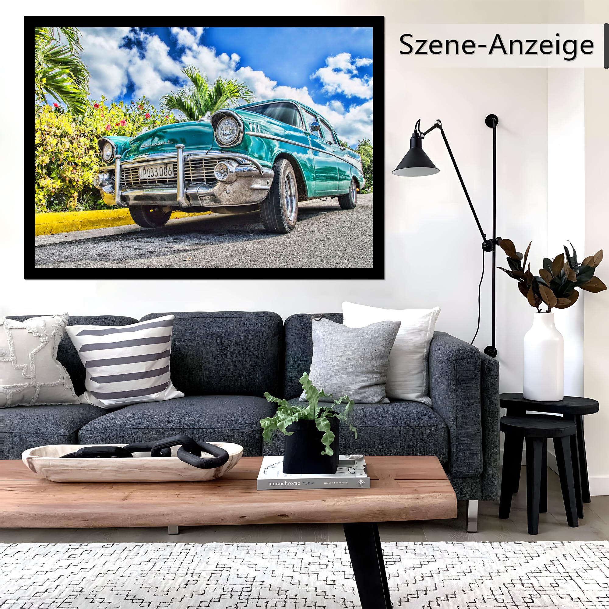 Tinkeps Bilderrahmen 50 x 70 cm, 3er-Set, schwarzer Bilderrahmen 70 x 50 cm. Aus Holz gefertigt, Rahmen 50 x 70 cm. Ideal für Fotos, Bilder und Poster. – Haus & Küche
