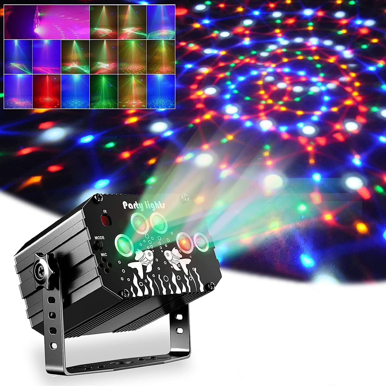 Party Lights DJ Stage Disco Lights, Sound Activated With Remote Control For  Outdoor And Indoor Decorations Dance Karaoke Gift Pub Buy Cheaply On Smoke  Machine, image size:1500x1500