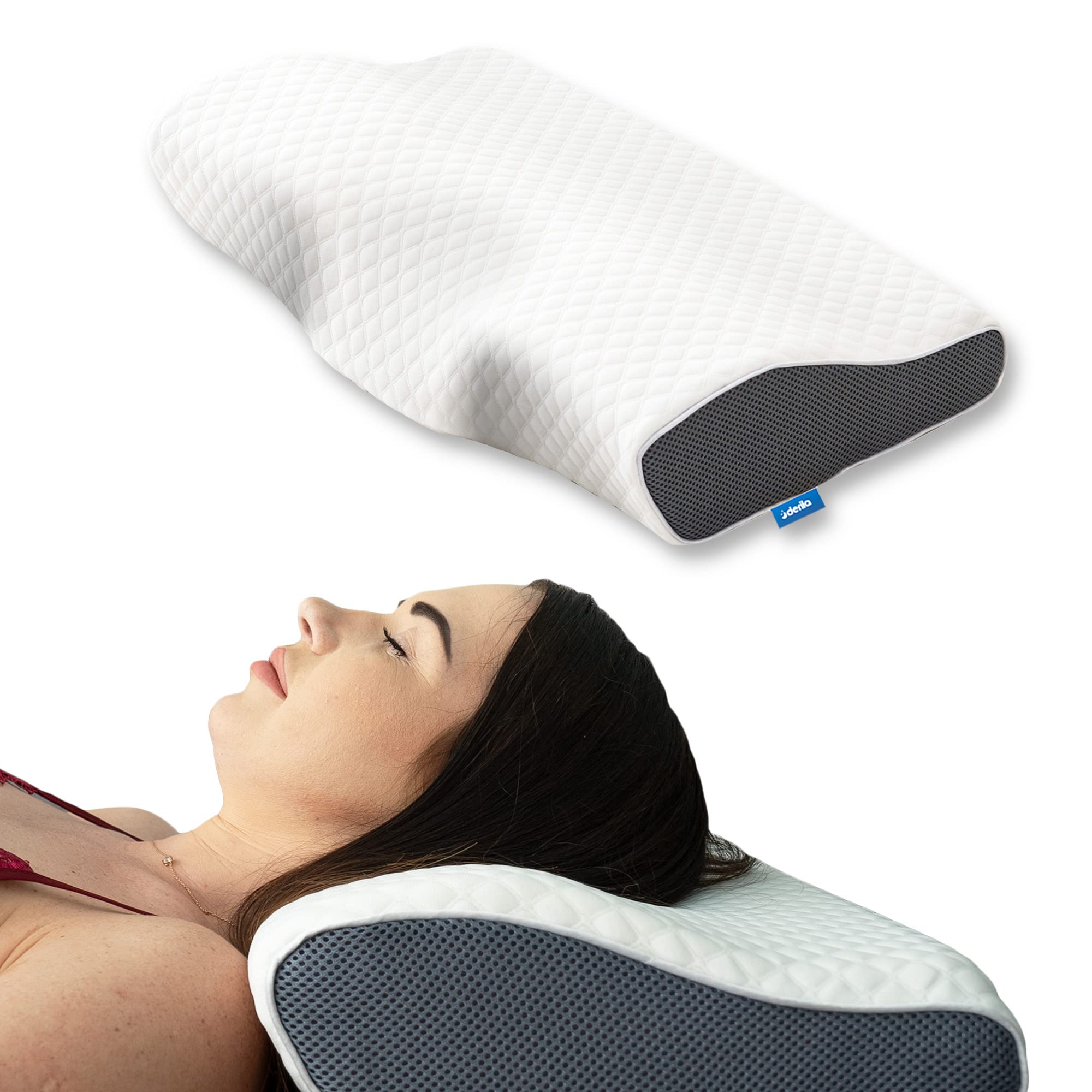 Derila Memory Foam Ergonomic Pillow. The Perfect...